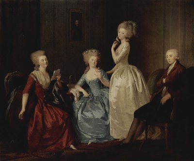 Porträt der Gräfin Saltykowa und ihrer Familie von Johann Heinrich Wilhelm Tischbein